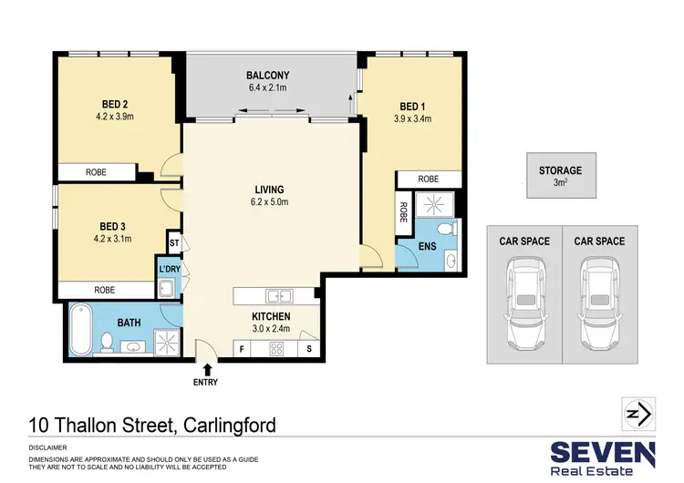 Floorplan of Homely apartment listing, 191/10 Thallon Street, Carlingford NSW 2118