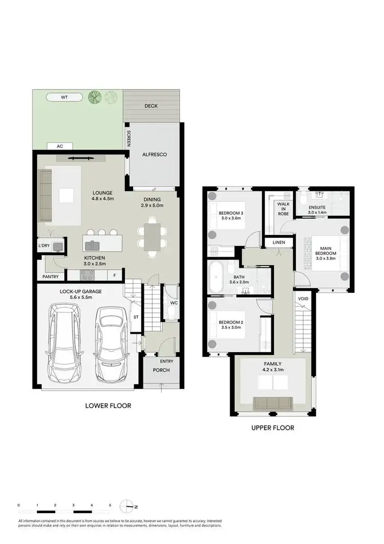 Floorplan of Homely townhouse listing, 3/34 Chapman Street, Port Macquarie NSW 2444