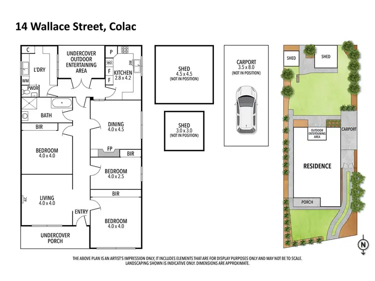 Floorplan of Homely house listing, 14 Wallace Street, Colac VIC 3250