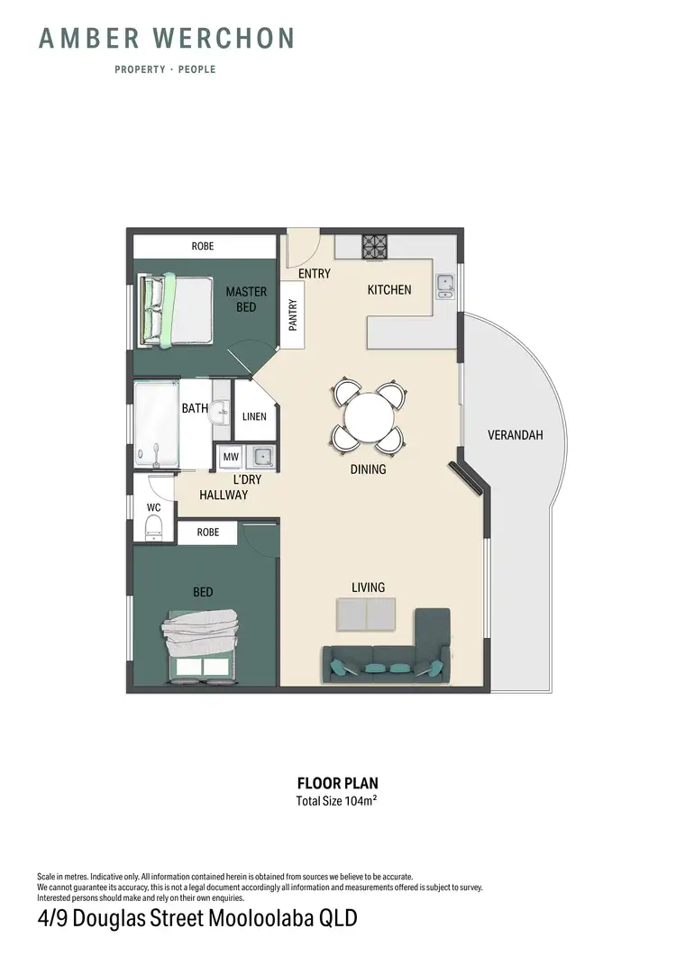 Floorplan of Homely unit listing, 4/9 Douglas Street, Mooloolaba QLD 4557