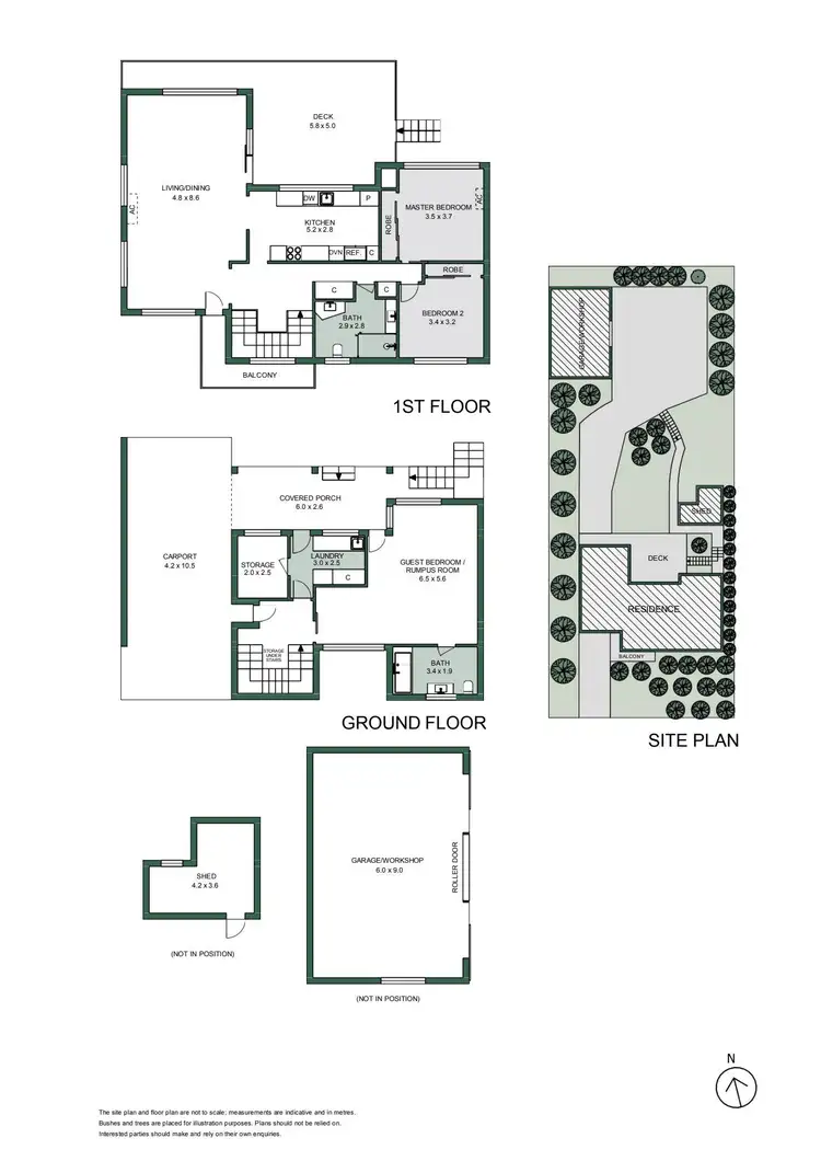 Floorplan of Homely house listing, 10 Michael Street, Dromana VIC 3936