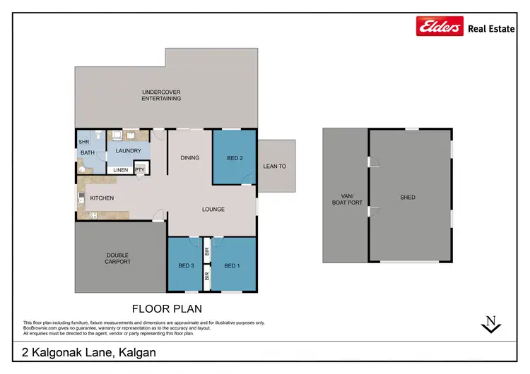 Floorplan of Homely house listing, 2 Kalgonak Lane, Kalgan WA 6330