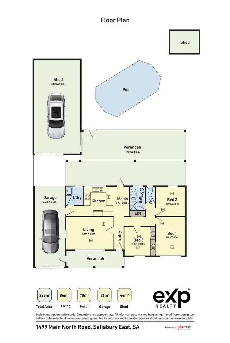 Floorplan of Homely house listing, 1499 Main North Road, Salisbury East SA 5109