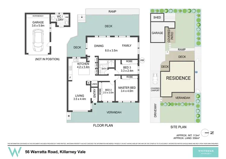 Floorplan of Homely house listing, 56 Warratta Road, Killarney Vale NSW 2261