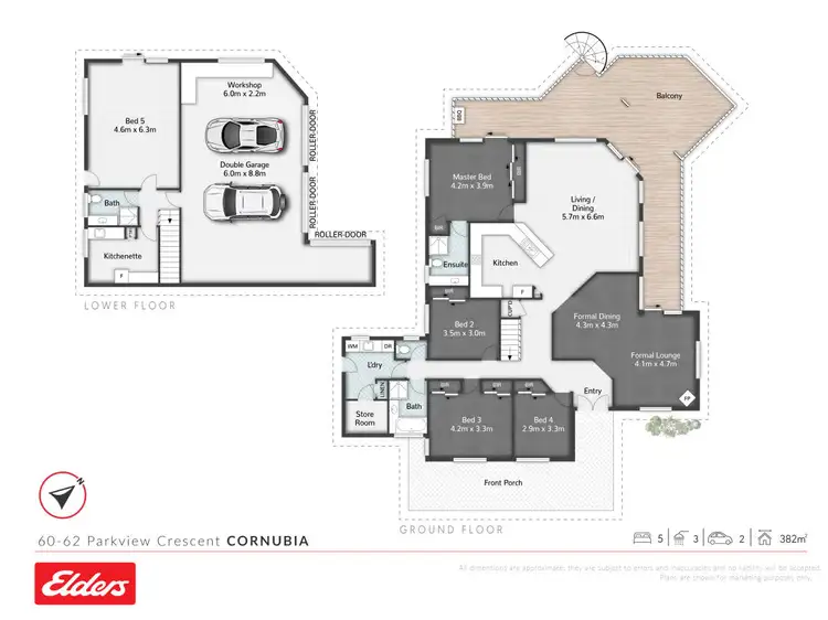 Floorplan of Homely house listing, 60-62 Parkview Crescent, Cornubia QLD 4130