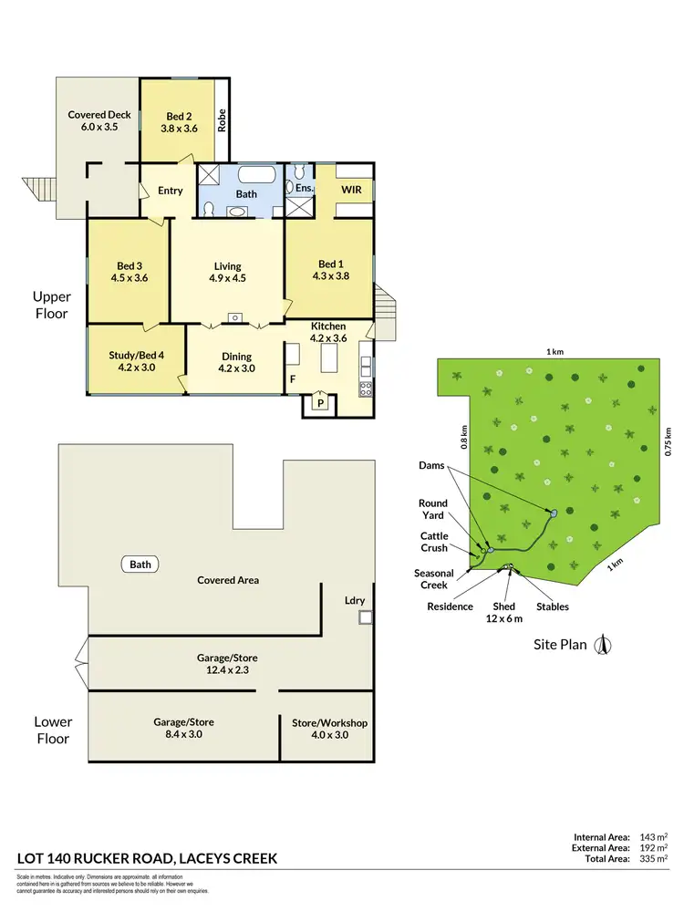 Floorplan of Homely house listing, Lot 140 Rucker Road, Laceys Creek QLD 4521