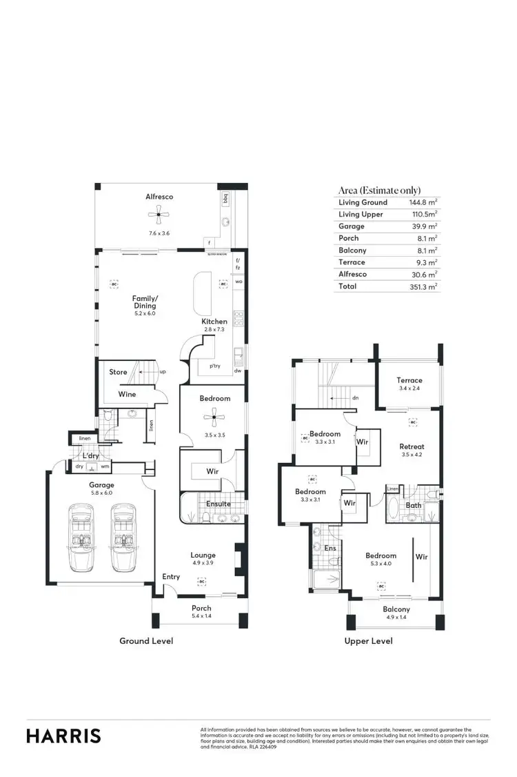 Floorplan of Homely house listing, 44 Ferguson Avenue, Myrtle Bank SA 5064