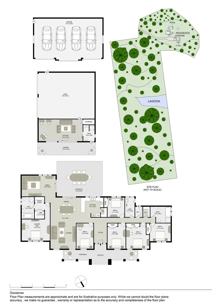 Floorplan of Homely rural property listing, 63 Charcoal Road, South Maroota NSW 2756