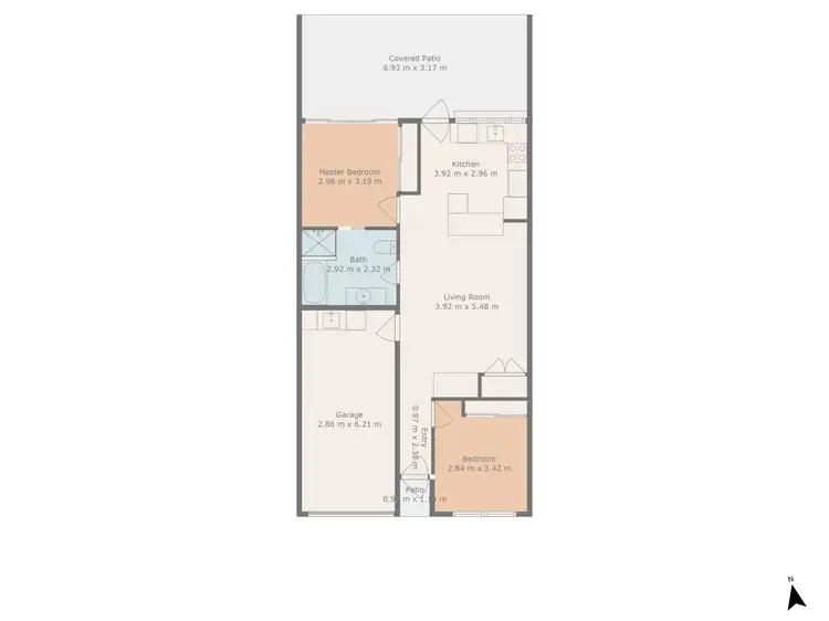 Floorplan of Homely unit listing, 4/20 Riverview Street, Emerald QLD 4720