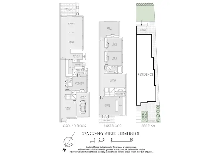 Floorplan of Homely semi-detached listing, 27A Coffey Street, Ermington NSW 2115