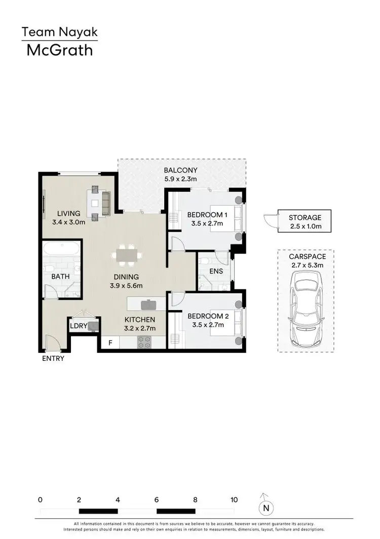 Floorplan of Homely unit listing, 104/38 MacArthur Street, Parramatta NSW 2150