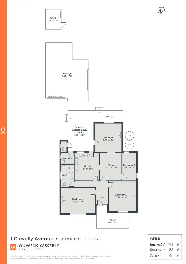 Floorplan of Homely house listing, 1 Clovelly Avenue, Clarence Gardens SA 5039