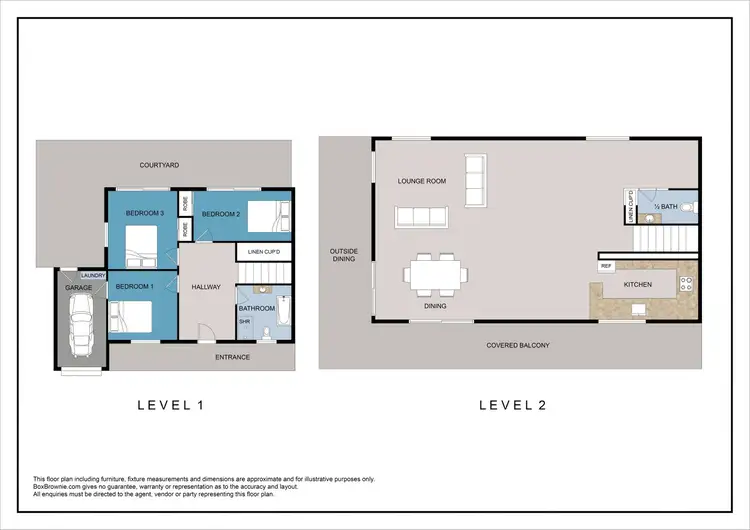 Floorplan of Homely house listing, 2/6 Booner Street, Hawks Nest NSW 2324