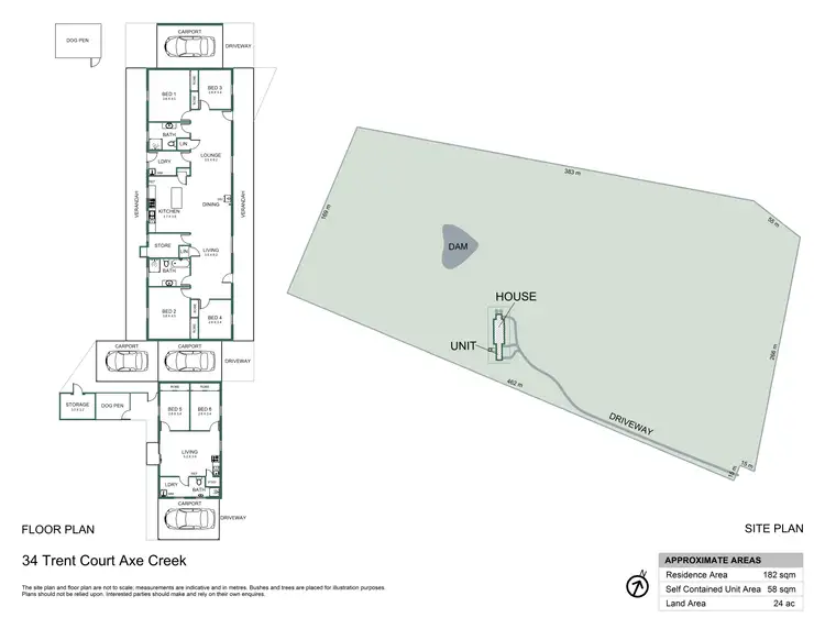 Floorplan of Homely house listing, 34 Trent Court, Axe Creek VIC 3551