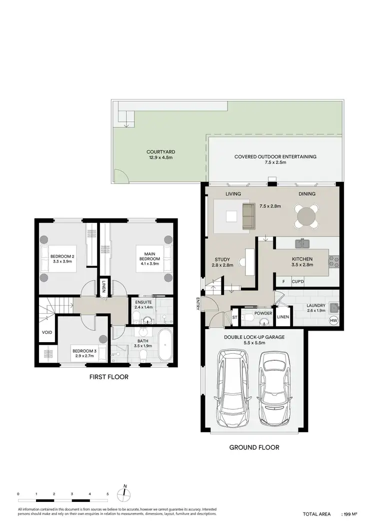 Floorplan of Homely townhouse listing, 3/409 North Rocks Road, Carlingford NSW 2118