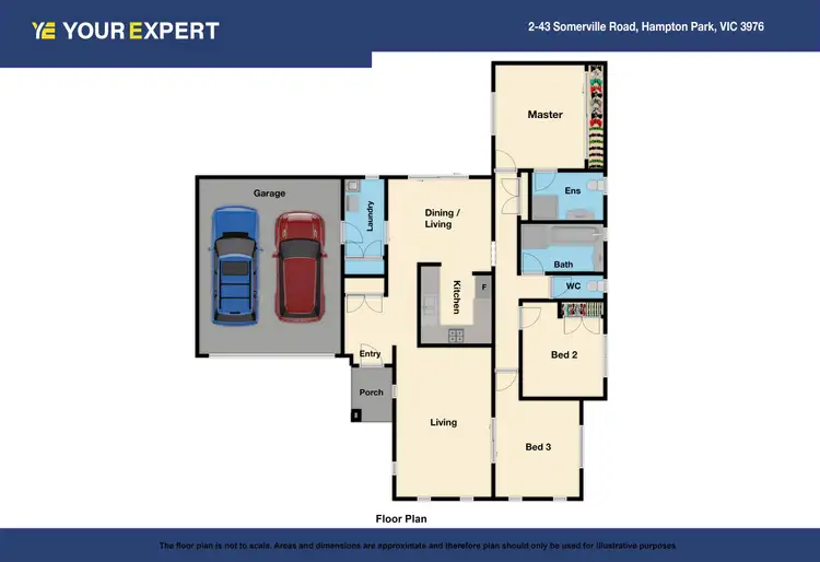 Floorplan of Homely unit listing, 2/43 Somerville Road, Hampton Park VIC 3976