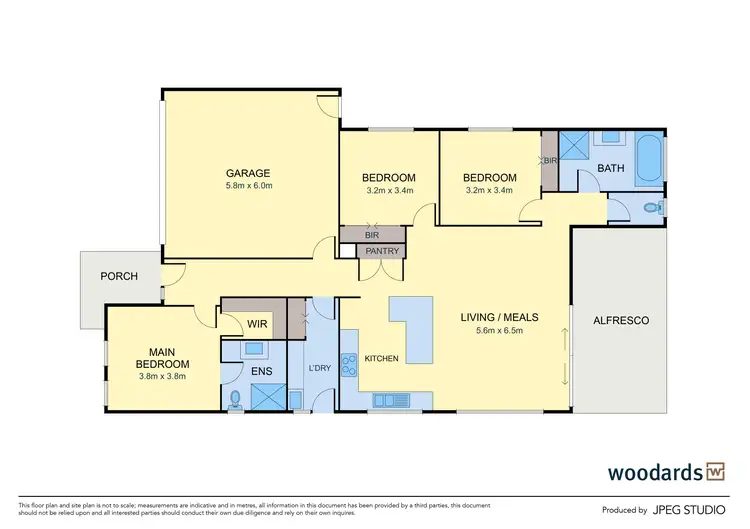 Floorplan of Homely house listing, 36 Rosenthal Boulevard, Sunbury VIC 3429