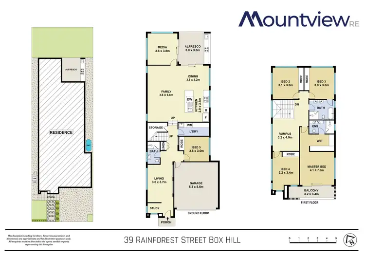 Floorplan of Homely house listing, 39 Rainforest Street (Rouse Hill Heights), Box Hill NSW 2765