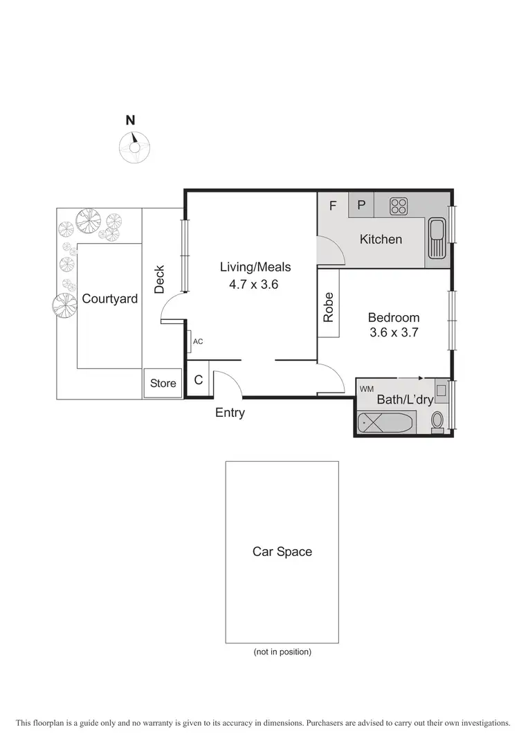 Floorplan of Homely apartment listing, 2/31 Moore Street, Elwood VIC 3184
