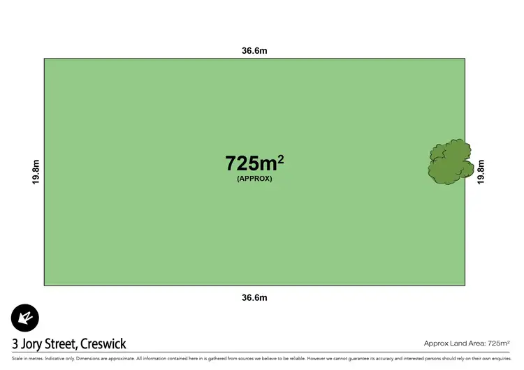 Floorplan of Homely land listing, 3 Jory Street, Creswick VIC 3363