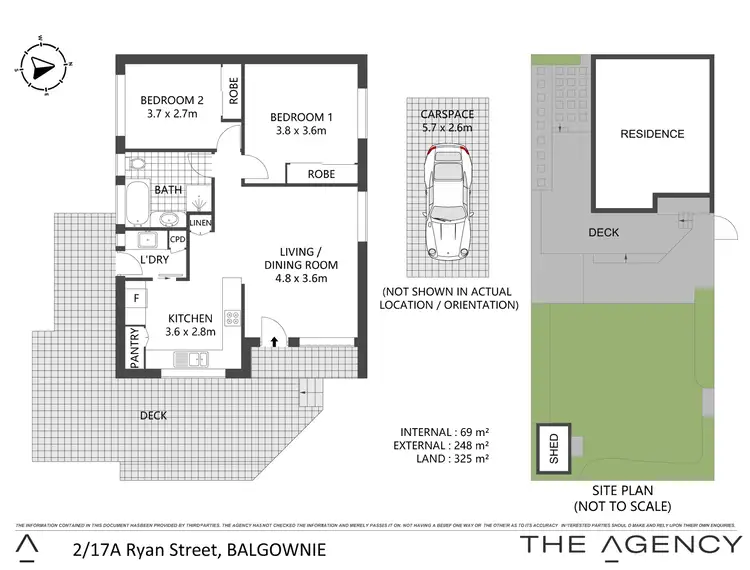 Floorplan of Homely unit listing, 2/17A Ryan Street, Balgownie NSW 2519