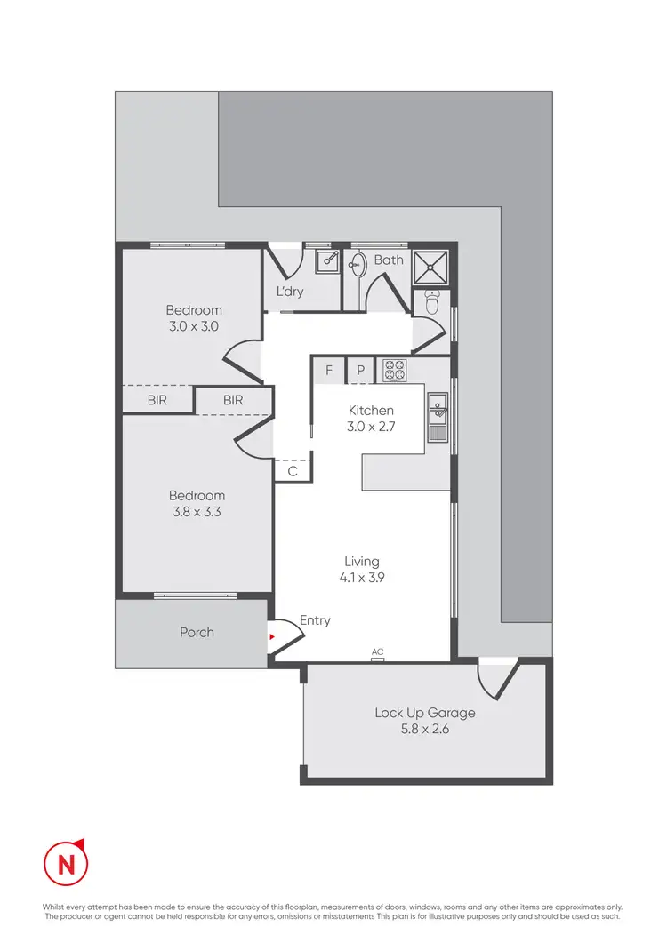 Floorplan of Homely unit listing, 4/54 Cottrell Street, Werribee VIC 3030