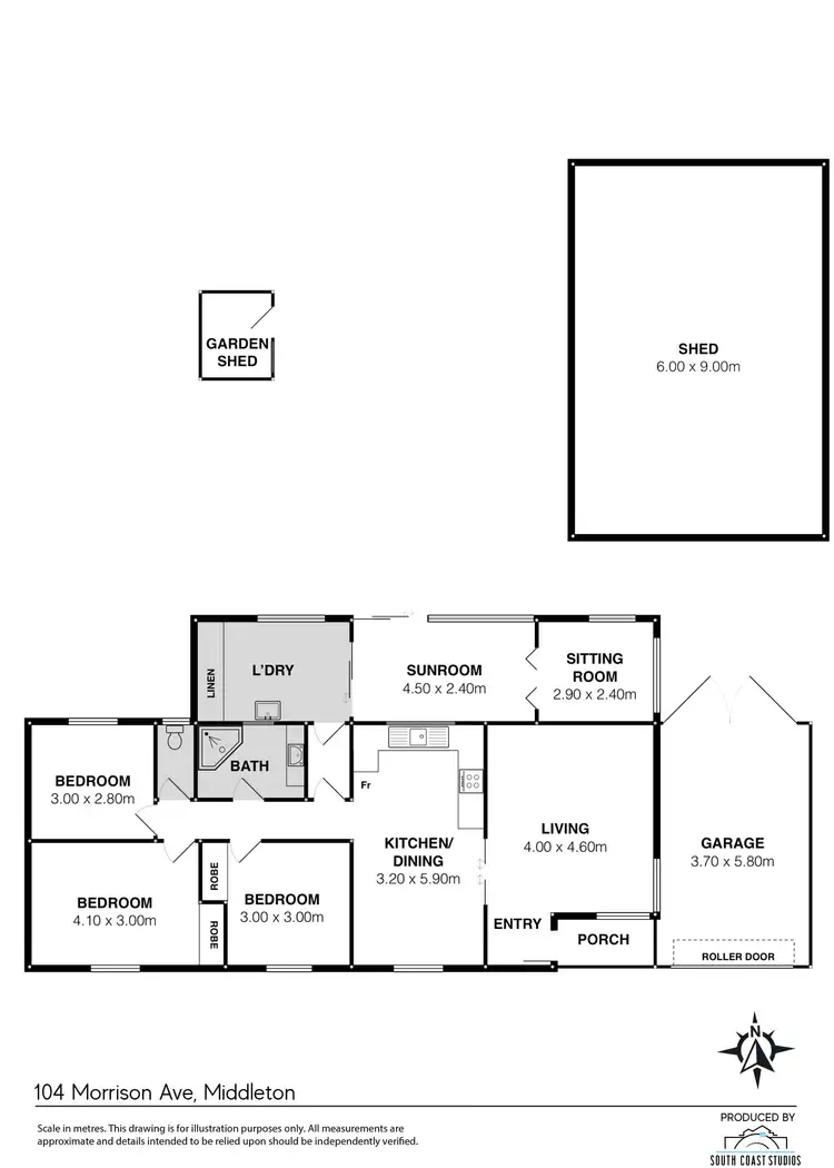 Floorplan of Homely house listing, 104 Morrison Avenue, Middleton SA 5213