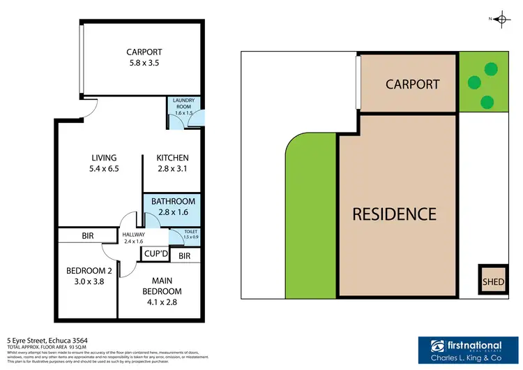 Floorplan of Homely unit listing, 5/53 Eyre Street, Echuca VIC 3564