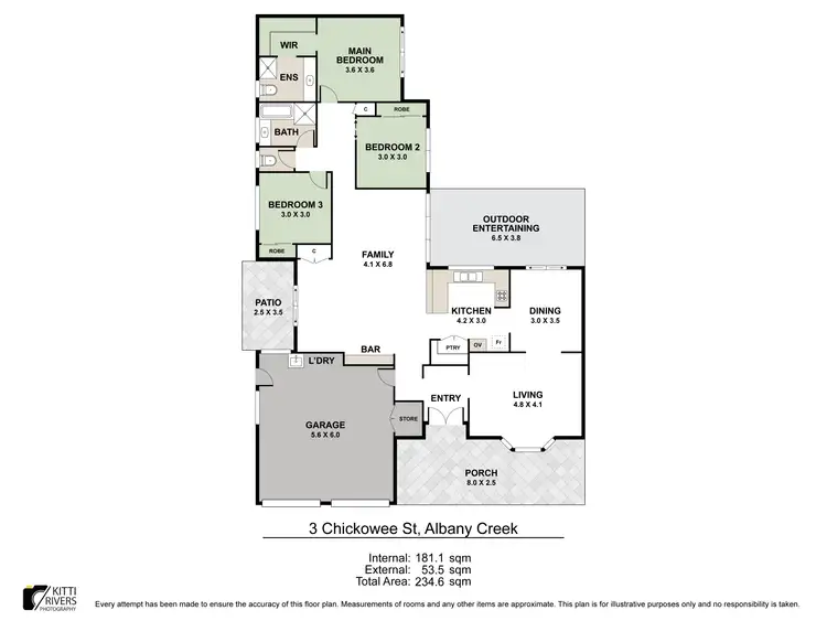 Floorplan of Homely house listing, 3 Chickowee Street, Albany Creek QLD 4035