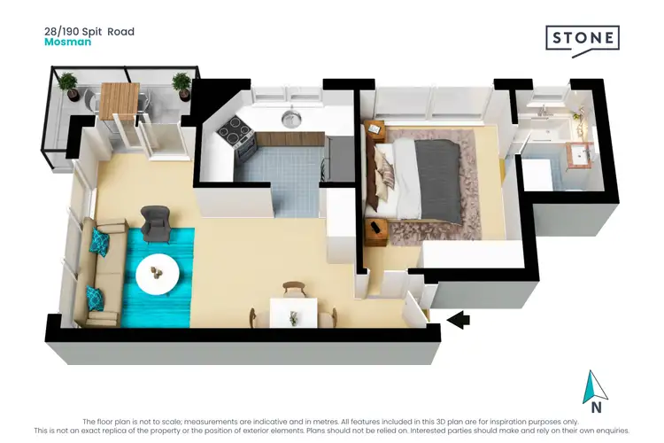 Floorplan of Homely apartment listing, 28/190 Spit Road, Mosman NSW 2088
