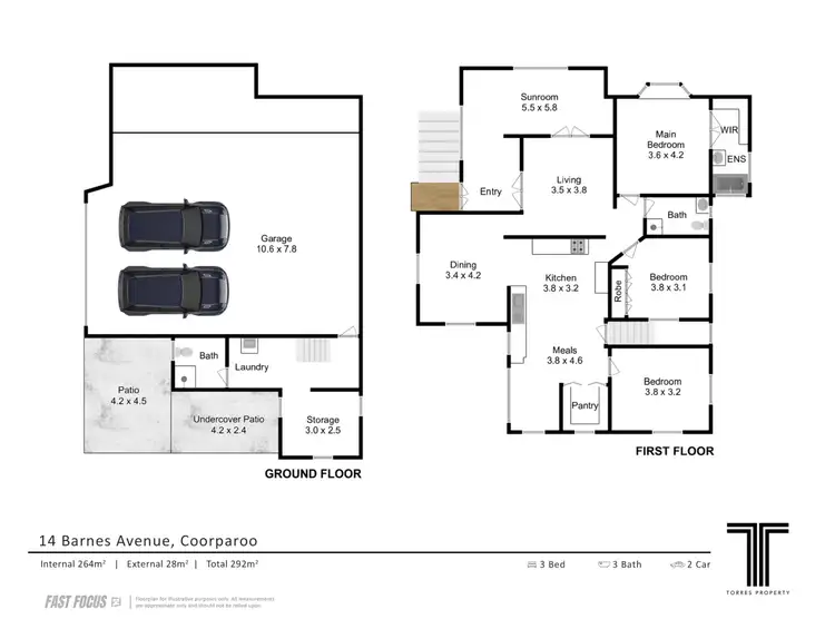 Floorplan of Homely house listing, 14 Barnes Avenue, Coorparoo QLD 4151
