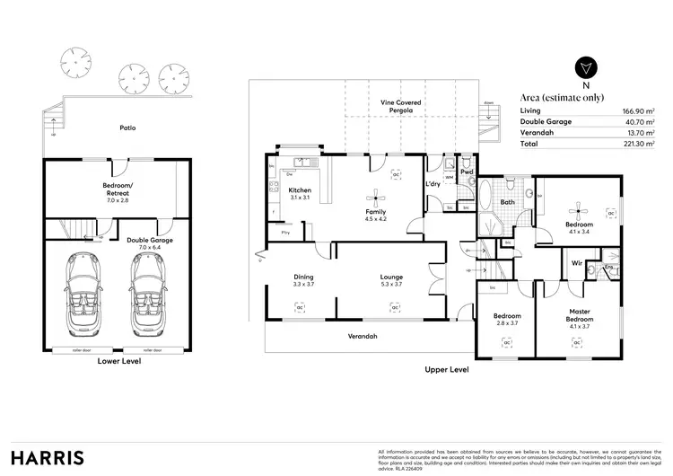 Floorplan of Homely house listing, 8 Kurralta Drive, Burnside SA 5066