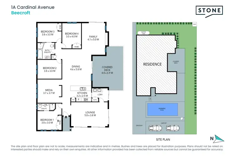 Floorplan of Homely house listing, 1A Cardinal Avenue, Beecroft NSW 2119