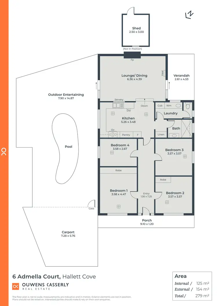 Floorplan of Homely house listing, 6 Admella Court, Hallett Cove SA 5158