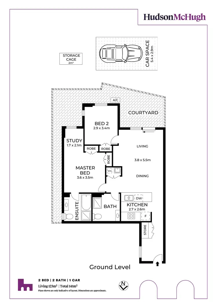 Floorplan of Homely unit listing, G13/1-7 Victoria Street, Ashfield NSW 2131