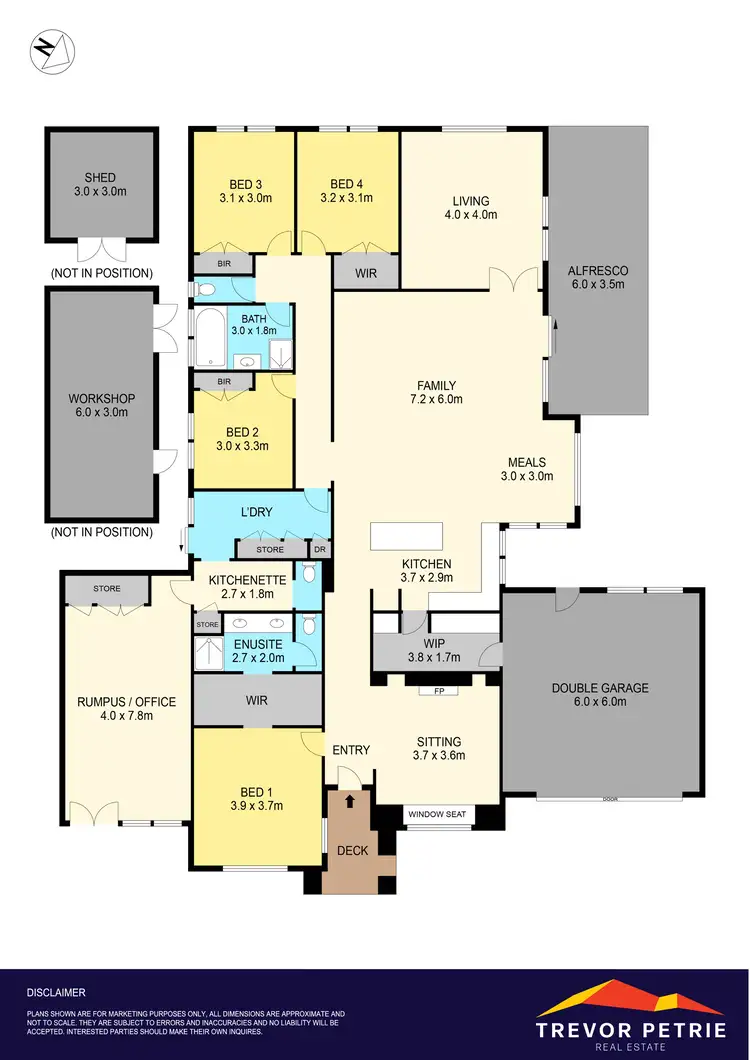 Floorplan of Homely house listing, 19 Yarra Gum Place, Mount Clear VIC 3350