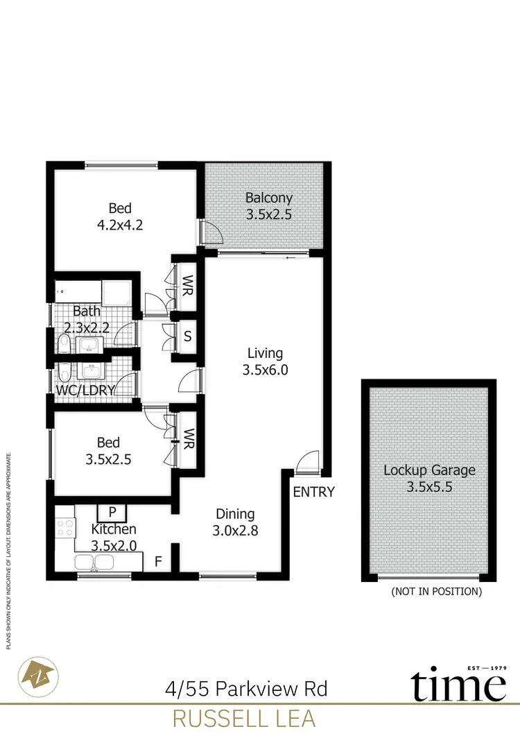 Floorplan of Homely apartment listing, 4/55 Parkview Road, Russell Lea NSW 2046