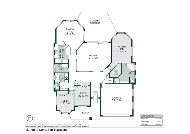 Floorplan of Homely house listing, 51 Amira Drive, Port Macquarie NSW 2444
