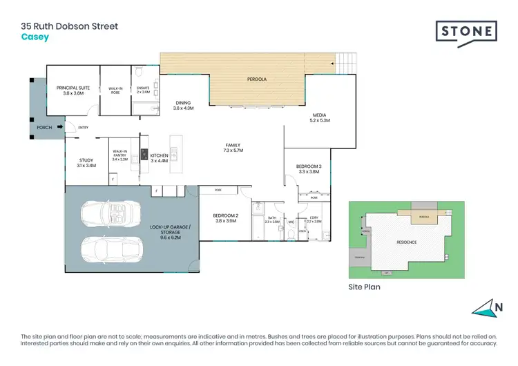 Floorplan of Homely house listing, 35 Ruth Dobson Street, Casey ACT 2913