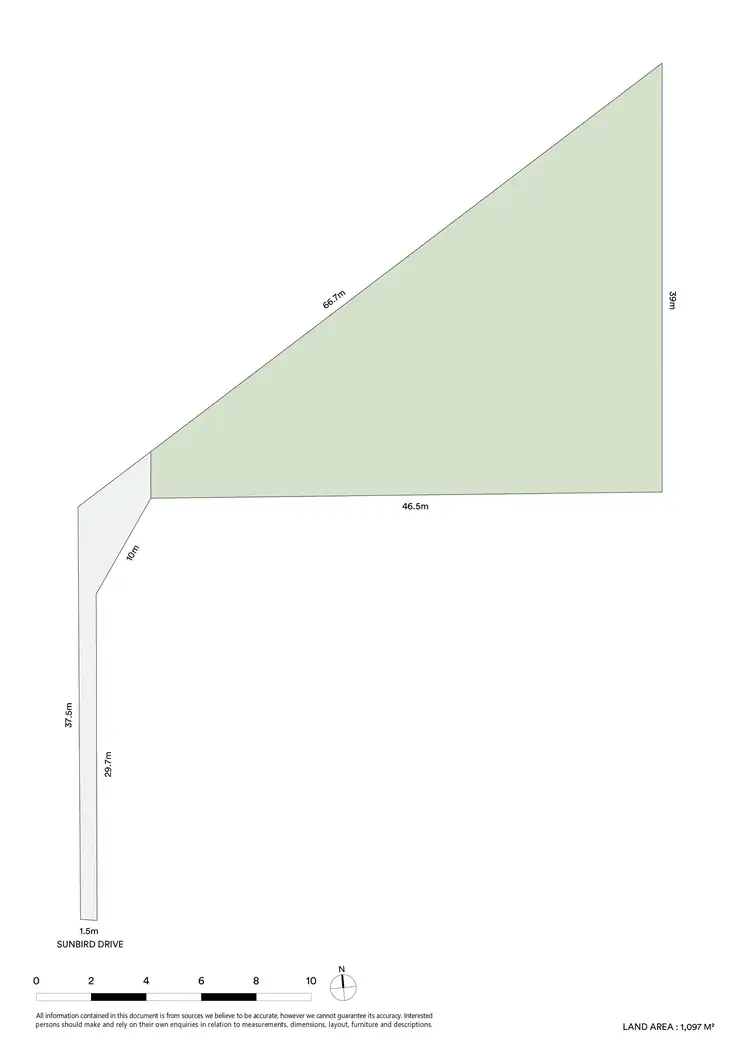 Floorplan of Homely land listing, 10 Sunbird Drive, Nambucca Heads NSW 2448