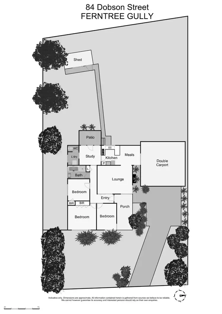 Floorplan of Homely house listing, 84 Dobson Street, Ferntree Gully VIC 3156