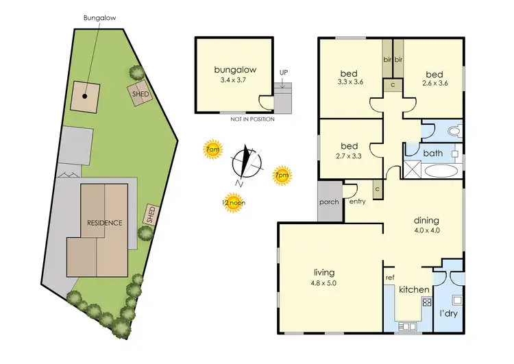 Floorplan of Homely house listing, 10 Honeysuckle Street, Frankston North VIC 3200