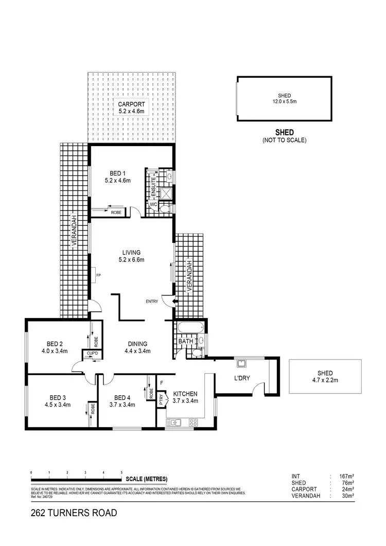Floorplan of Homely house listing, 262 Turners Road, Strathfieldsaye VIC 3551