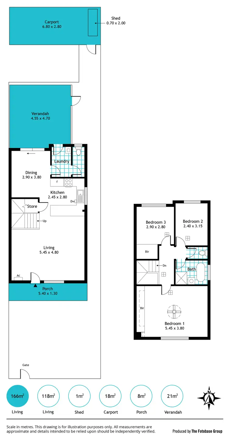 Floorplan of Homely townhouse listing, 1/6 Second Avenue, Ascot Park SA 5043