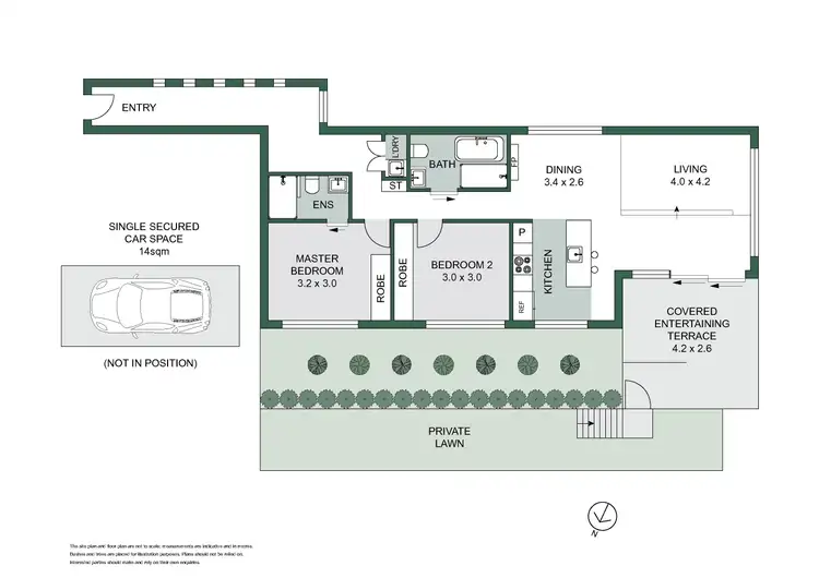 Floorplan of Homely apartment listing, 1/1278 Pittwater Road, Narrabeen NSW 2101