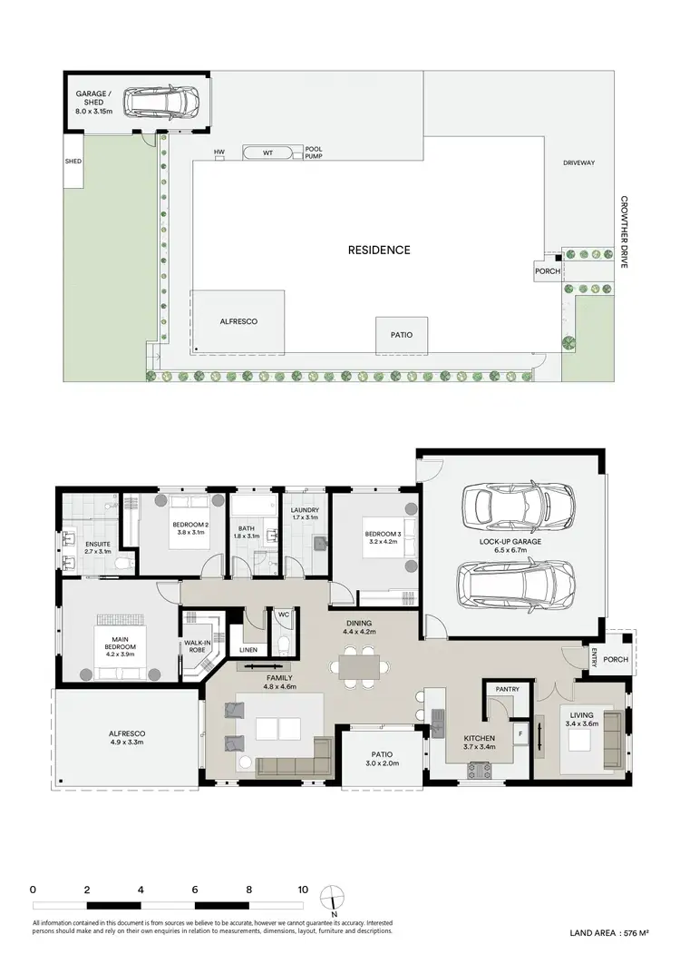Floorplan of Homely house listing, 17 Crowther Drive, Lucas VIC 3350