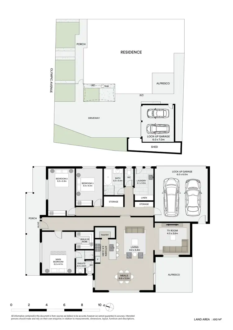Floorplan of Homely house listing, 1/20 Olympic Avenue, Mount Clear VIC 3350