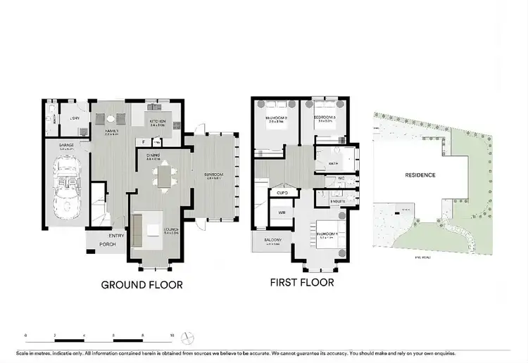 Floorplan of Homely semi-detached listing, 53B Pye Road, Quakers Hill NSW 2763
