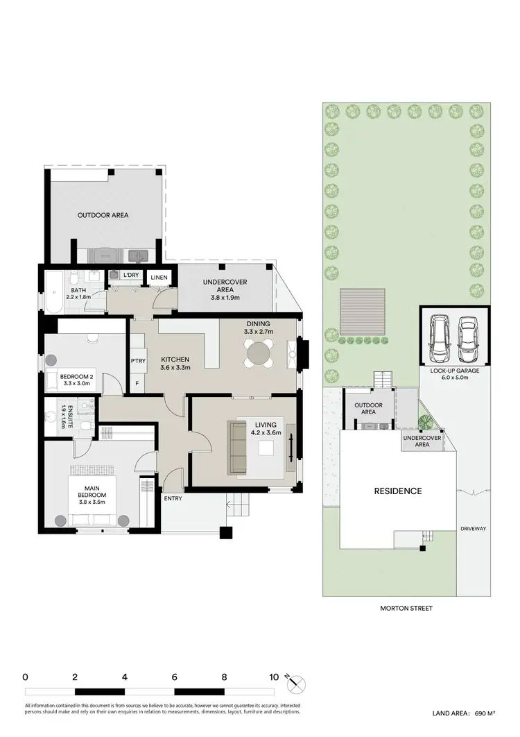 Floorplan of Homely house listing, 105 Morton Street, Mount Pleasant VIC 3350
