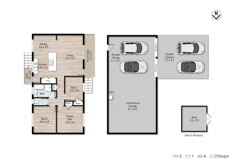 Floorplan of Homely house listing, 5 Pilbi Street, Woodridge QLD 4114